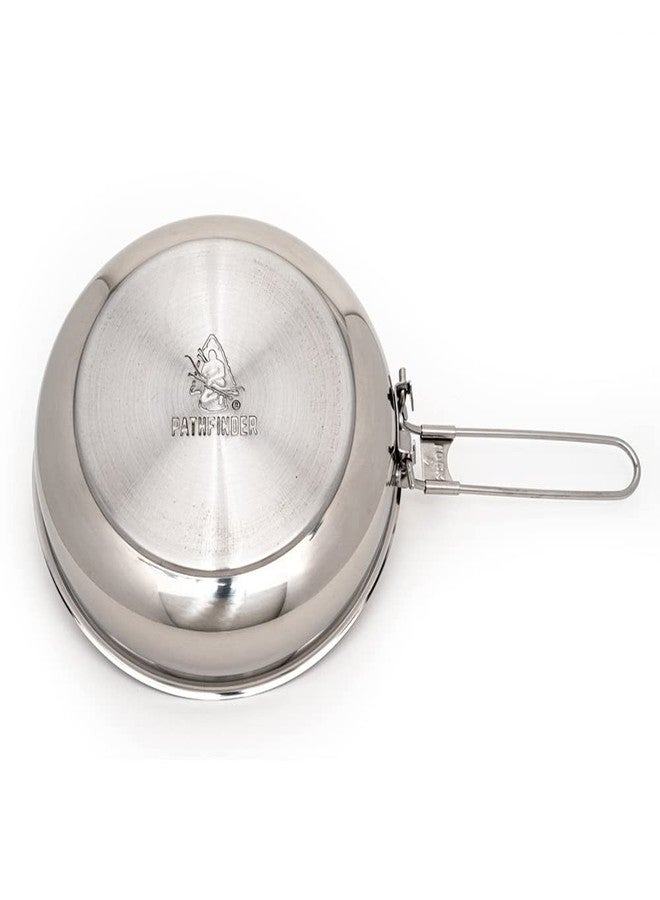 The Pathfinder School Stainless Steel Folding Skillet and Lid (8-Inch) - Image 5